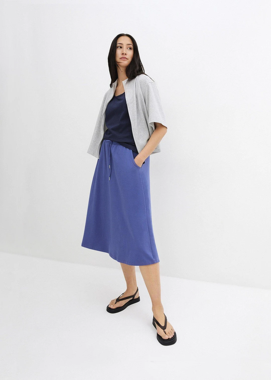 Jupe en jersey coton - 2