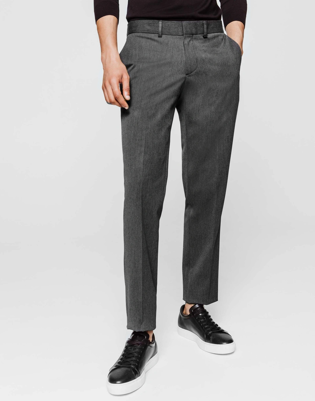 IZAC - Pantalon slack gris moyen
