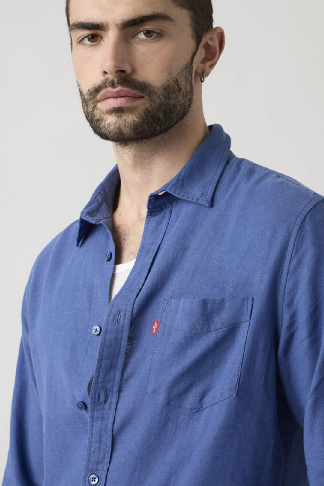 Levi's Chemise À Poche Sunset Standard - Homme - Blanc / White 17 Oxford - 2XL - 2