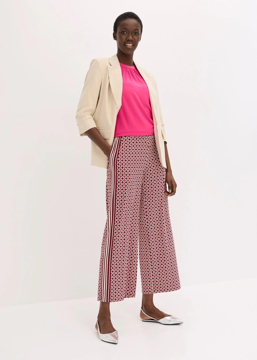 Pantalon en jersey au motif minimaliste - 2
