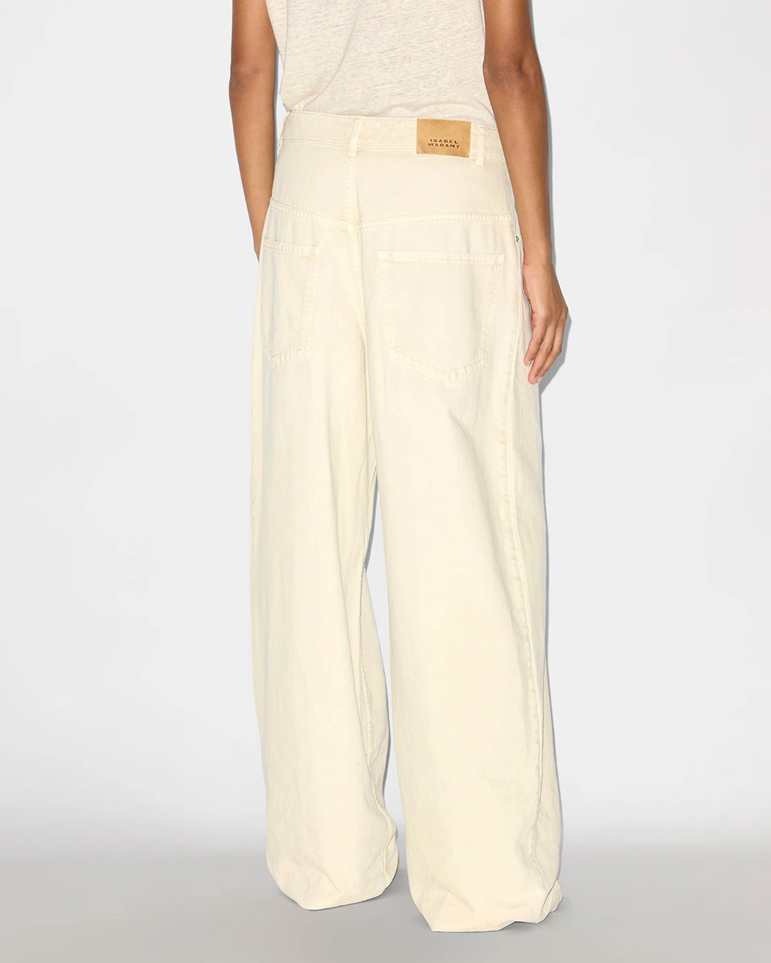 Pantalon Rachelle - Femme - Écru - Taille 40 - Marant Étoile - 3