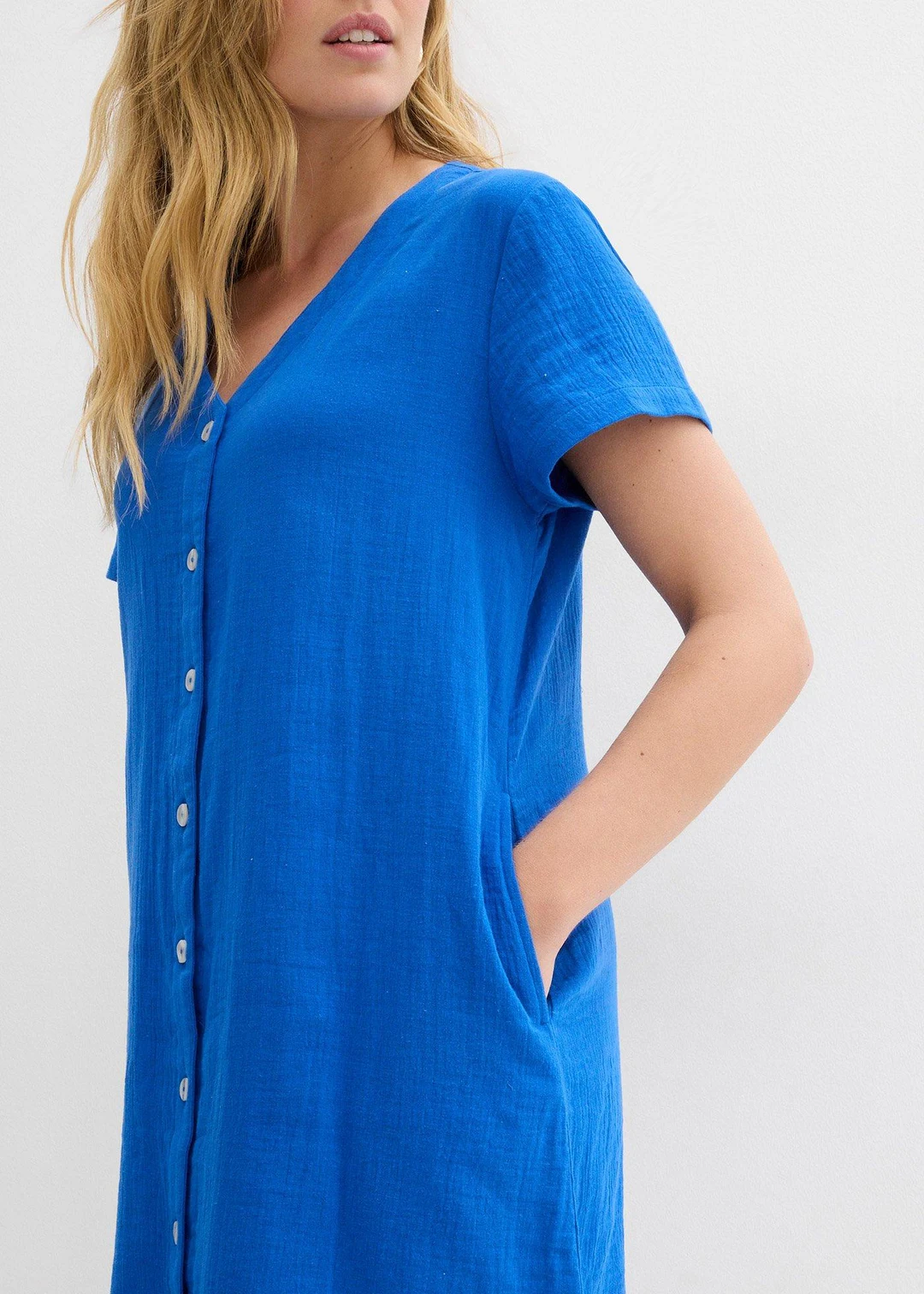 Robe chemise en gaze de coton douce - 3