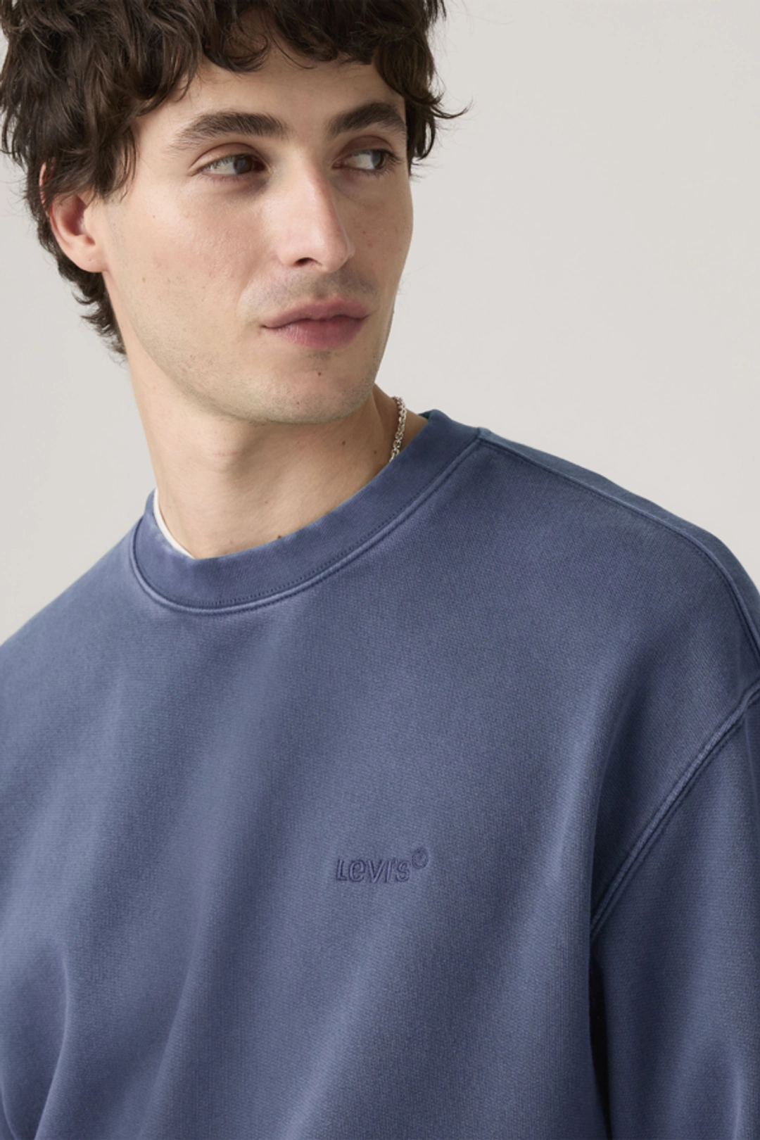 Levi's Sweat Shirt Col Rond Authentic - Homme - Marron / Garment Dye H225 Maitake Brown - M - 2