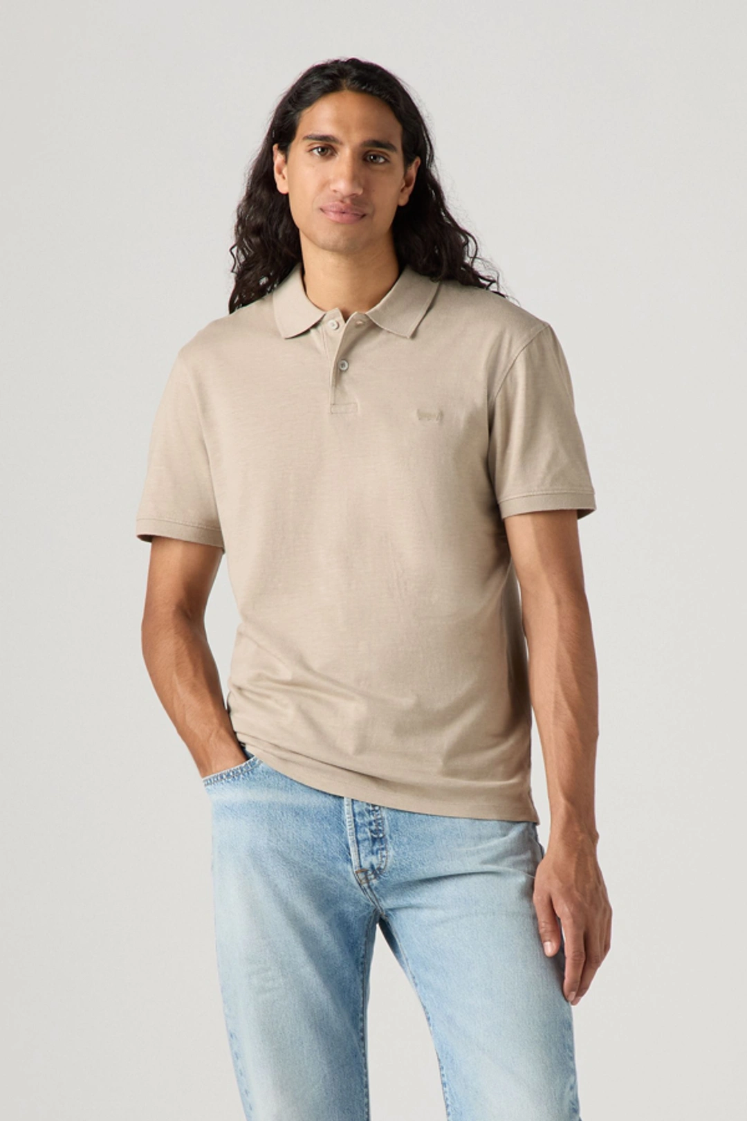 Levi's Polo Housemark Slim - Homme - Noir / Meteorite - S - 2