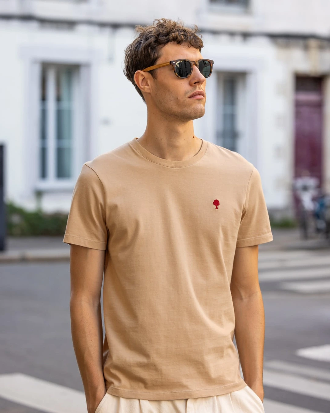 T-shirt vert coton - ARCY