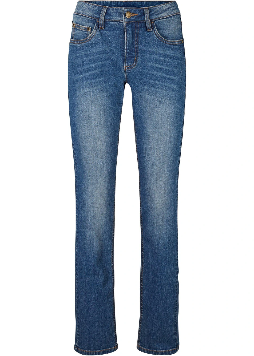 Jean Straight taille mi-haute, extensible