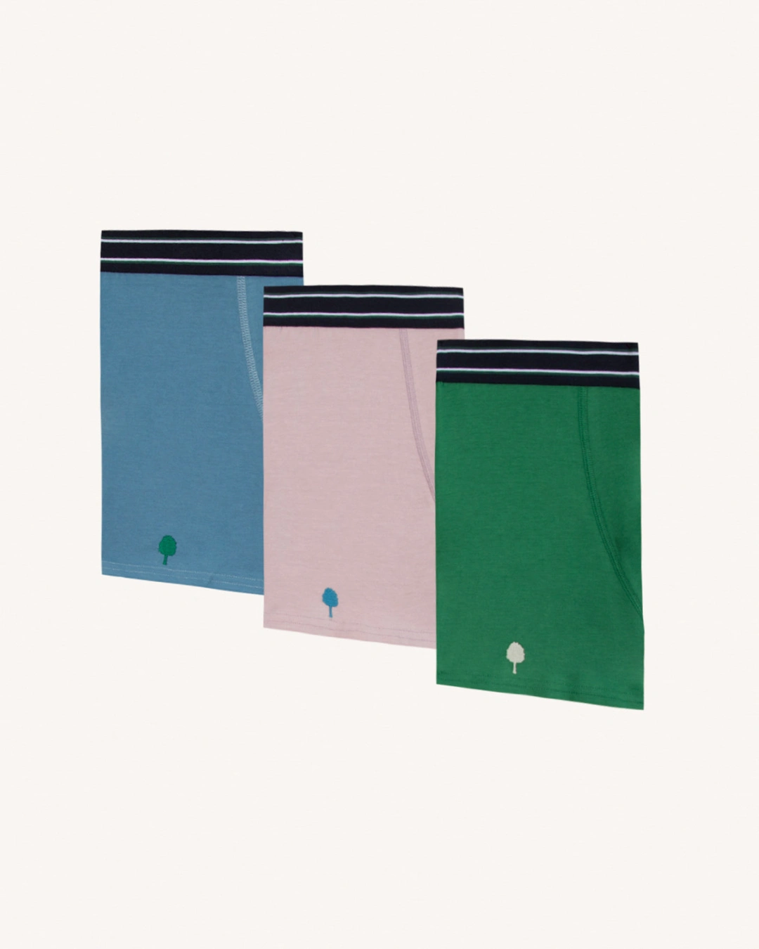 Lot de boxers x3 rose et bleus - BOXER