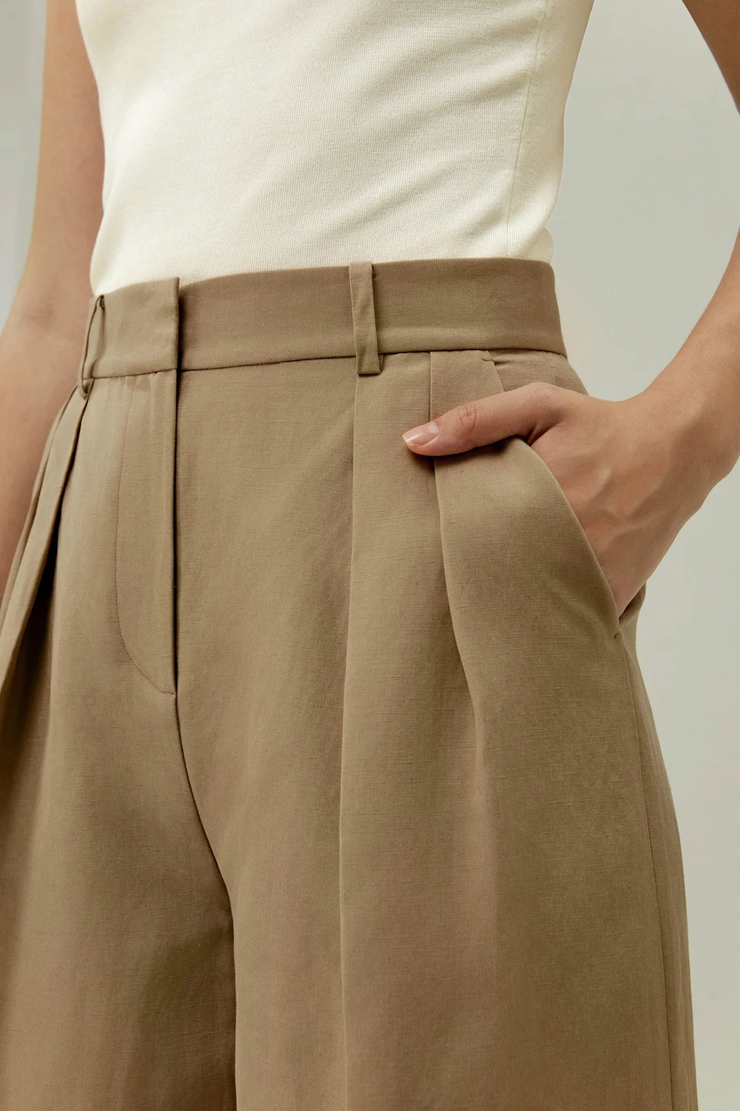LILYSILK Pantalons En Soie Pantalon Large En Soie Soie De Mûrier Et Lin Simple Et Classique Terracotta 36