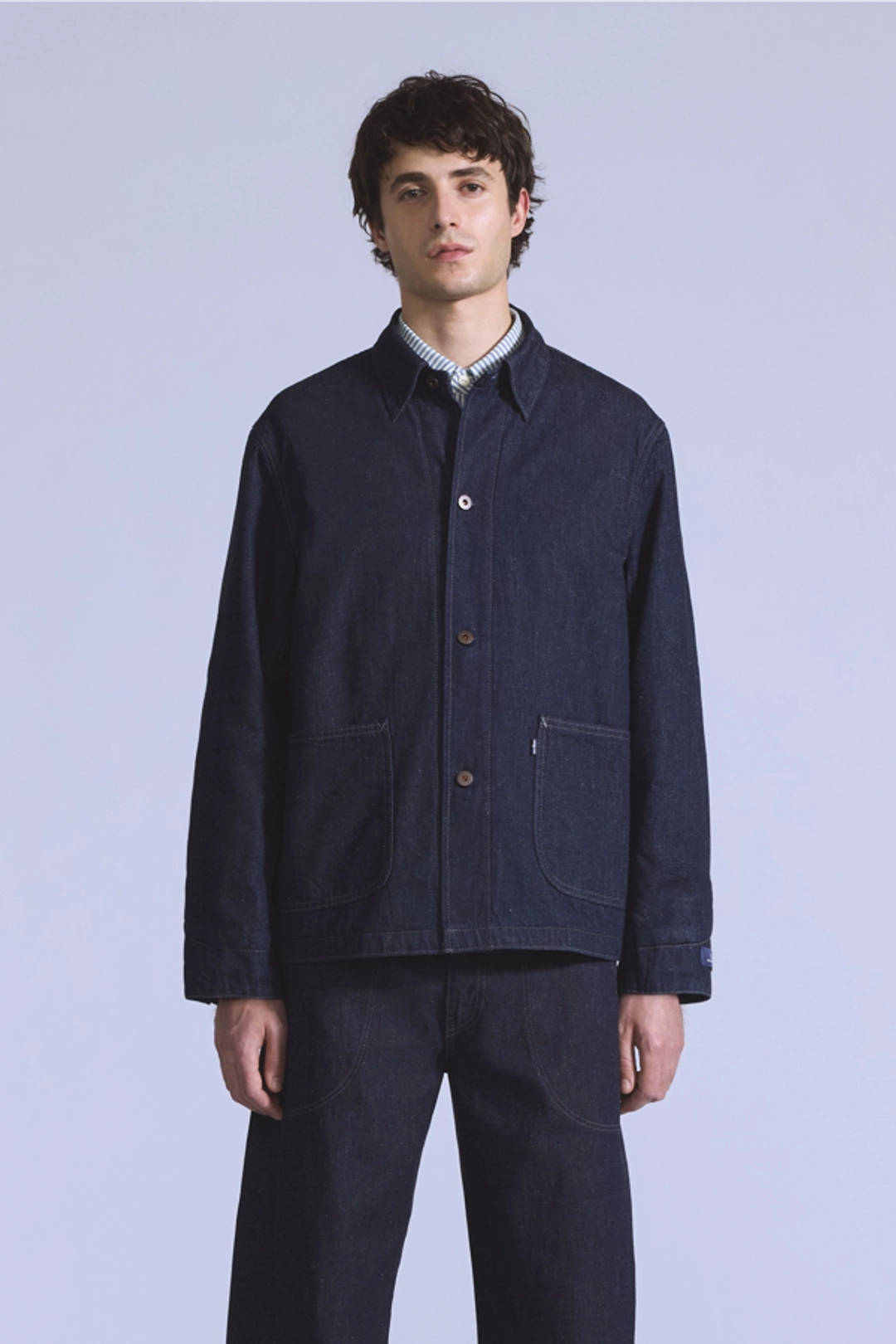 Levi's Veste Naval Sack - Homme - Bleu / Rinse - XL - 2