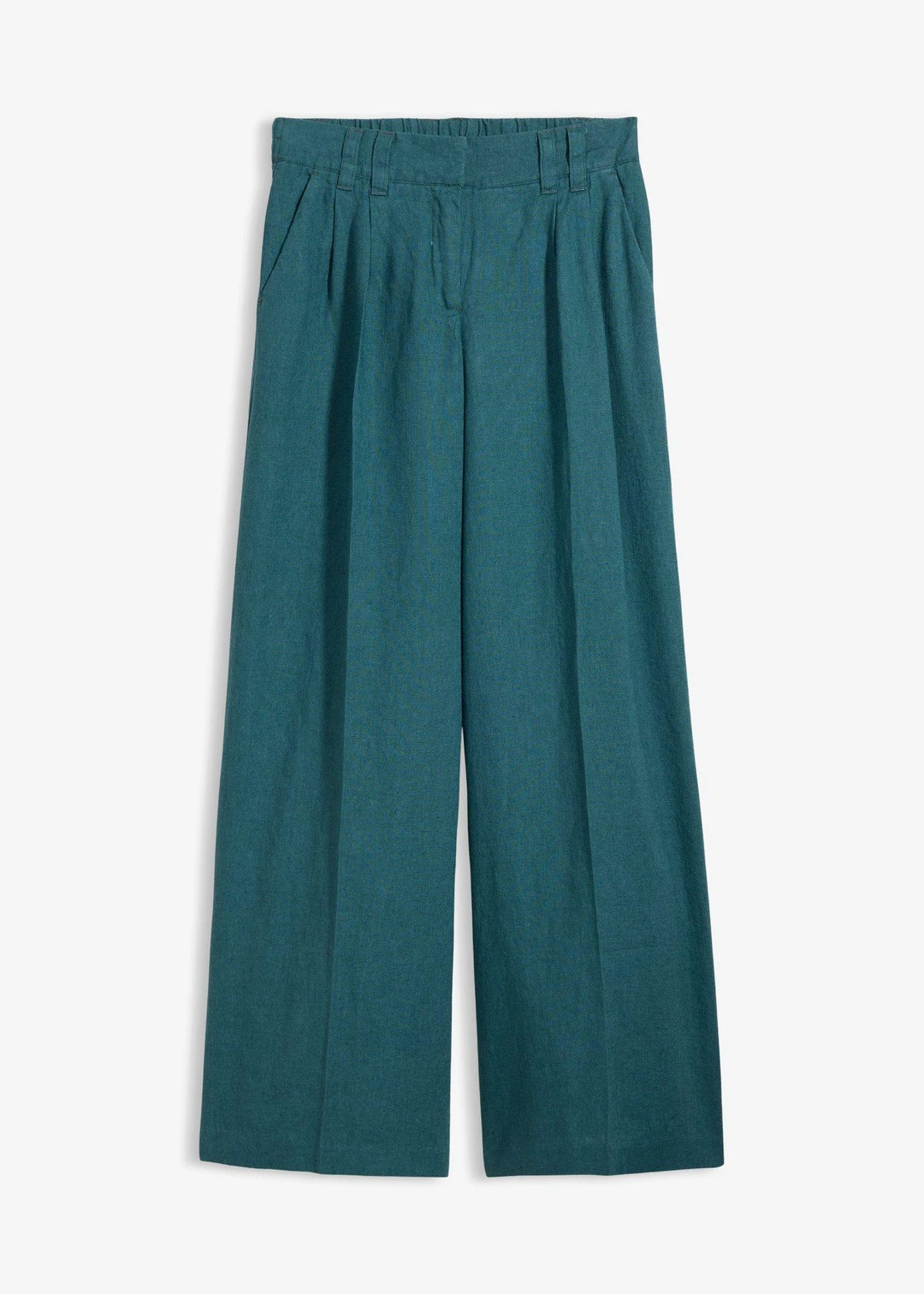 Pantalon à pinces 100% lin