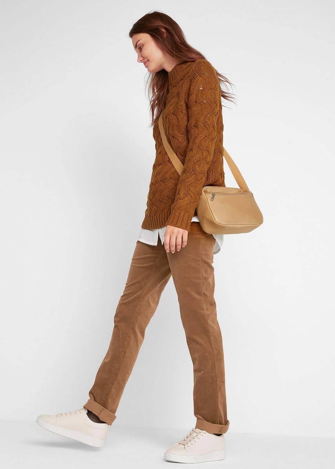 Pantalon extensible en velours côtelé - 2