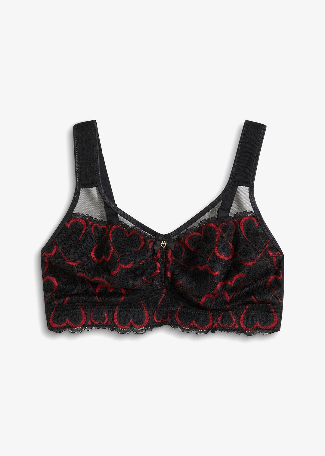 Soutien-gorge grand maintien sans armatures, bretelles rembourrées
