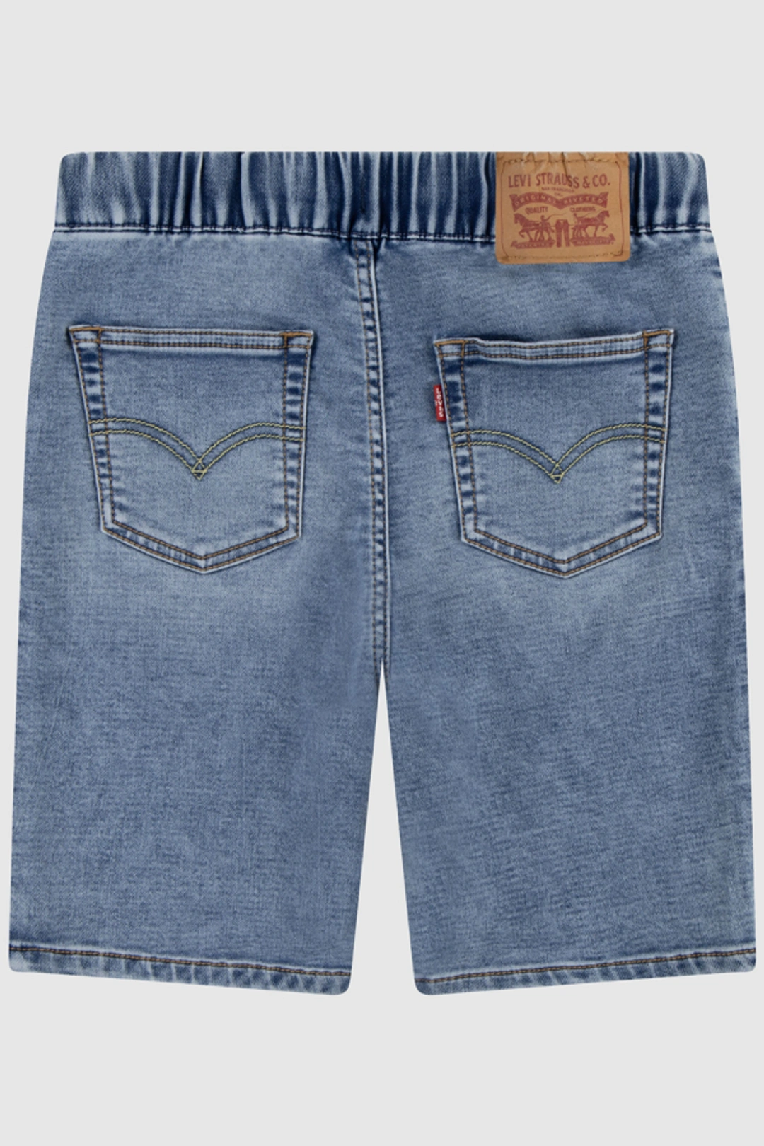 Levi's Teenager Skinny Fit Pull On Dobby Shorts - Homme - Bleu / Gravy Train No Destruction - 16A - 2