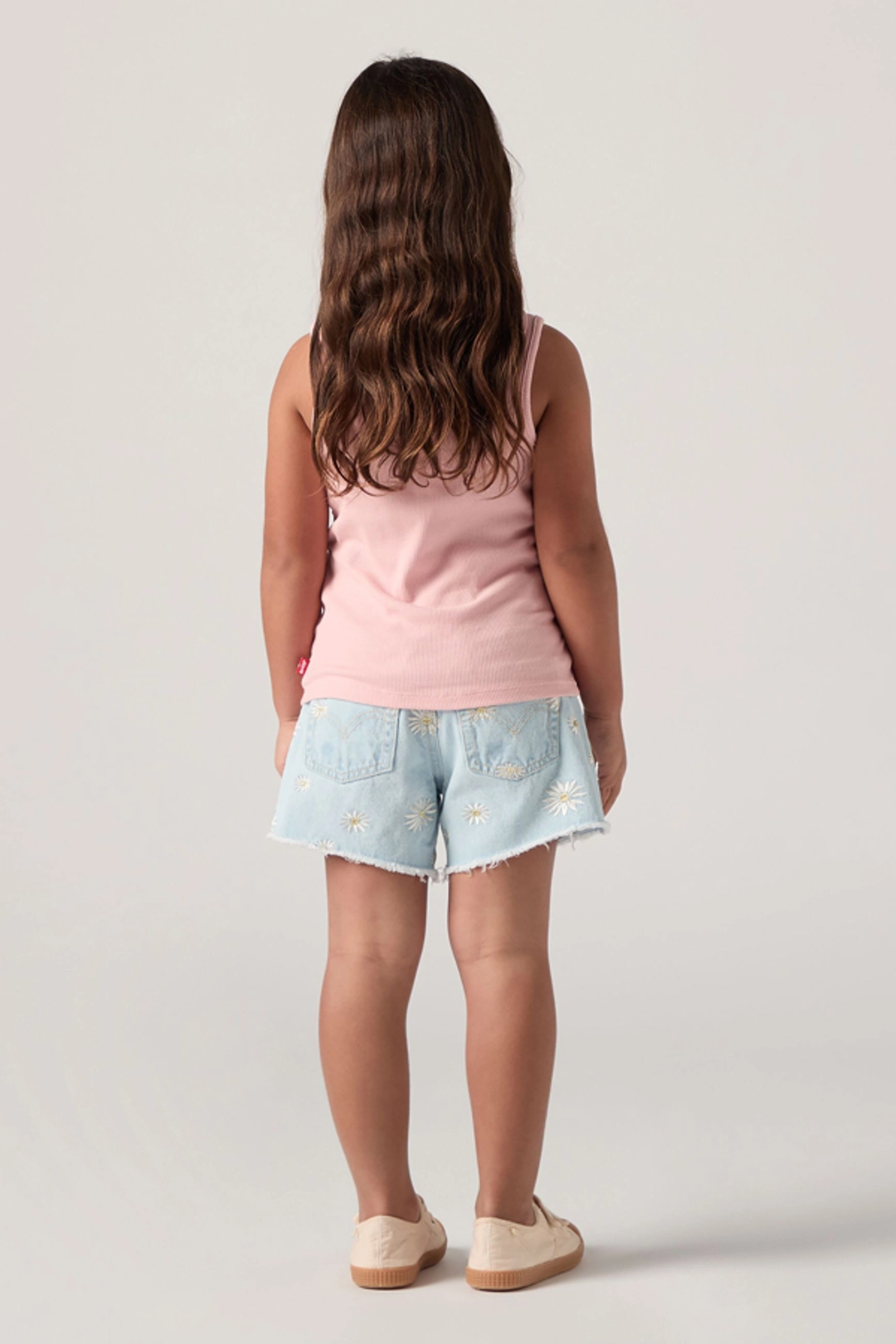 Levi's Teenager Daisy Denim A Line Shorts - Femme - Bleu / Light Sugar - 16A - 2