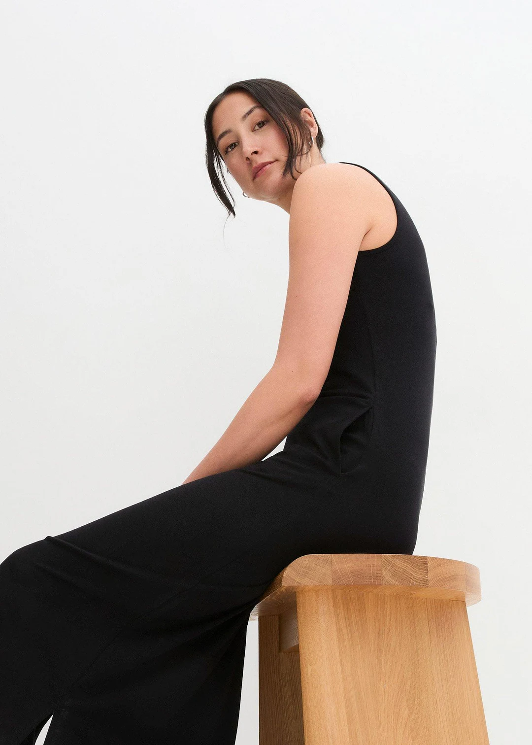 Robe longue en coton et viscose - 3