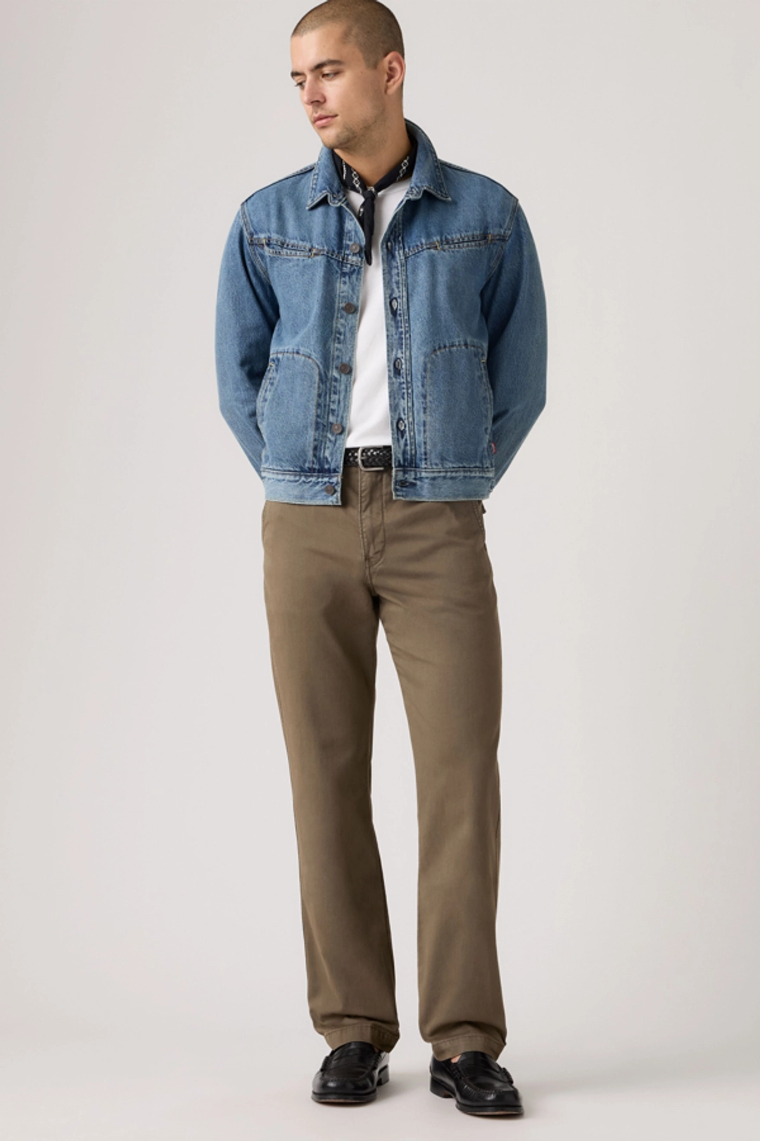 Levi's Pantalon XX Chino Authentic Relaxed - Homme - Bleu / Navy Blazer Soft Garment Dye - 29X32