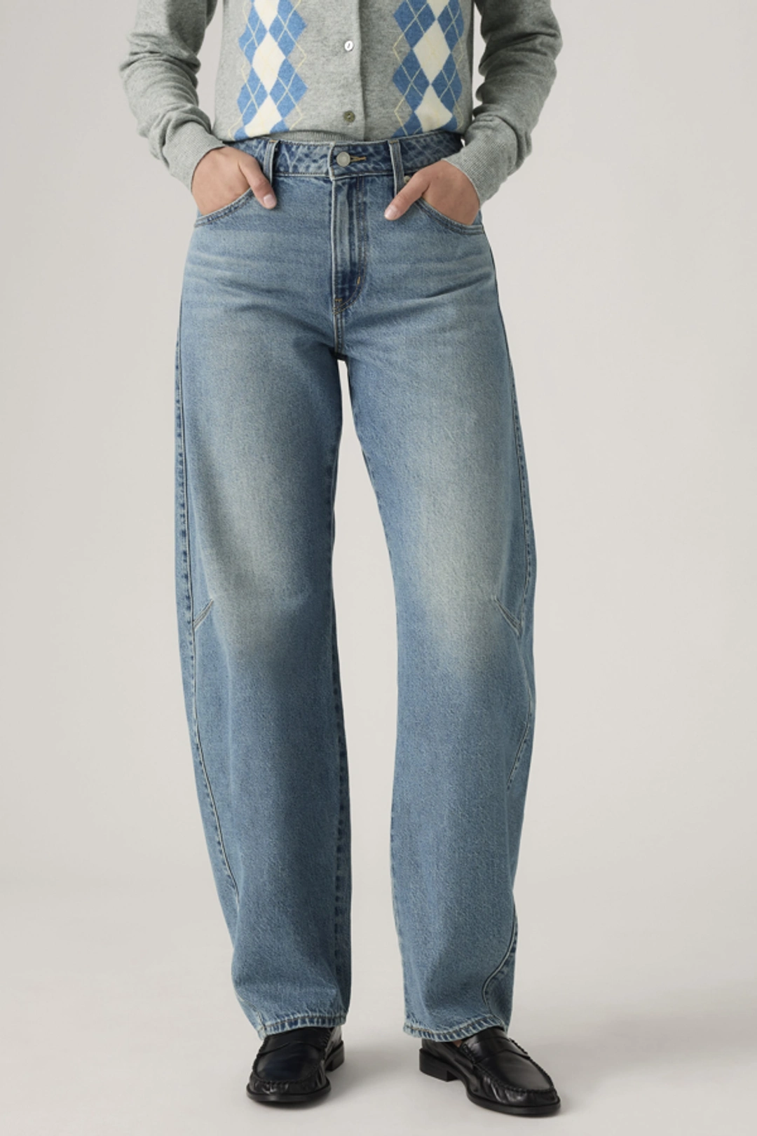 Levi's Jean Baggy Dad Barrel - Femme - Noir / Rebel Edge Barrel - 33X32 - 2