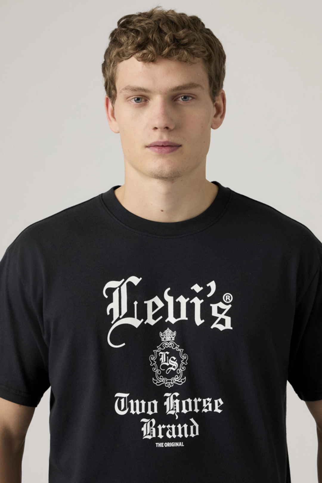 Levi's T Shirt Graphique Boxy - Homme - Gris / Heather Grey - XL - 2