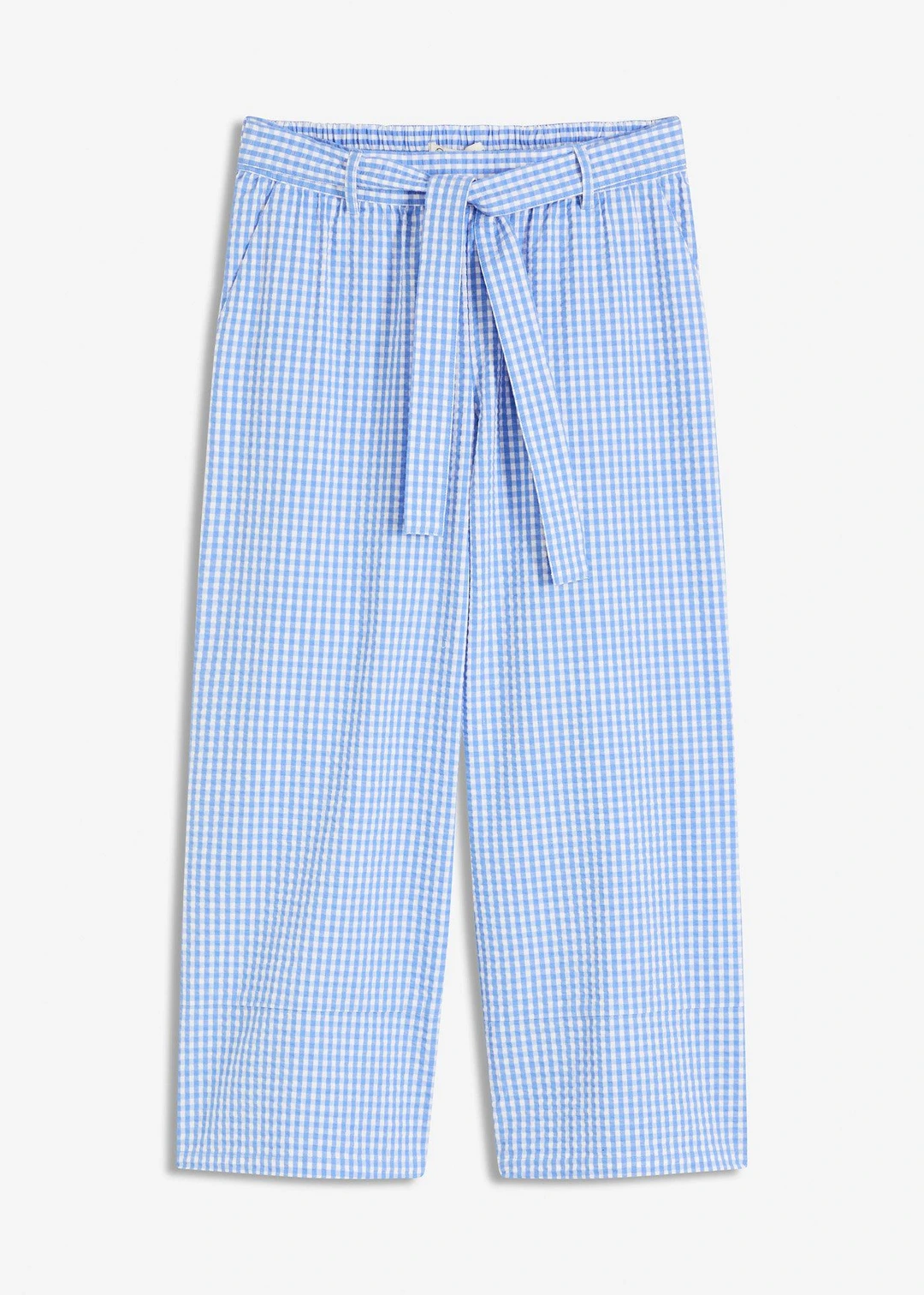 Pantalon à imprimé Vichy