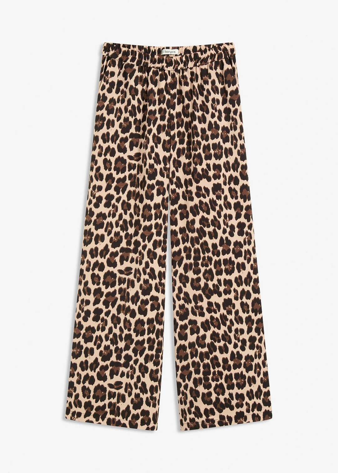 Pantalon palazzo en satin fluide