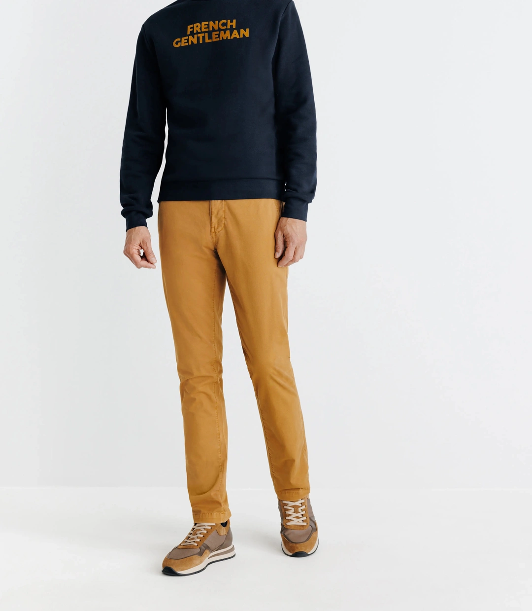 IZAC - Pull sweat avec flocage marine