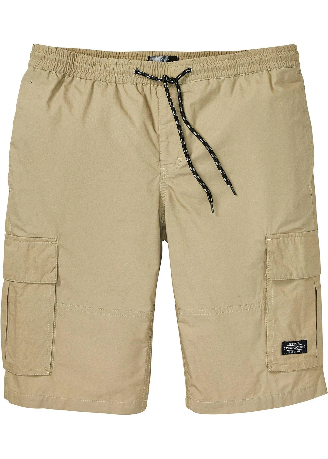 Bermuda cargo à taille élastiquée, Regular