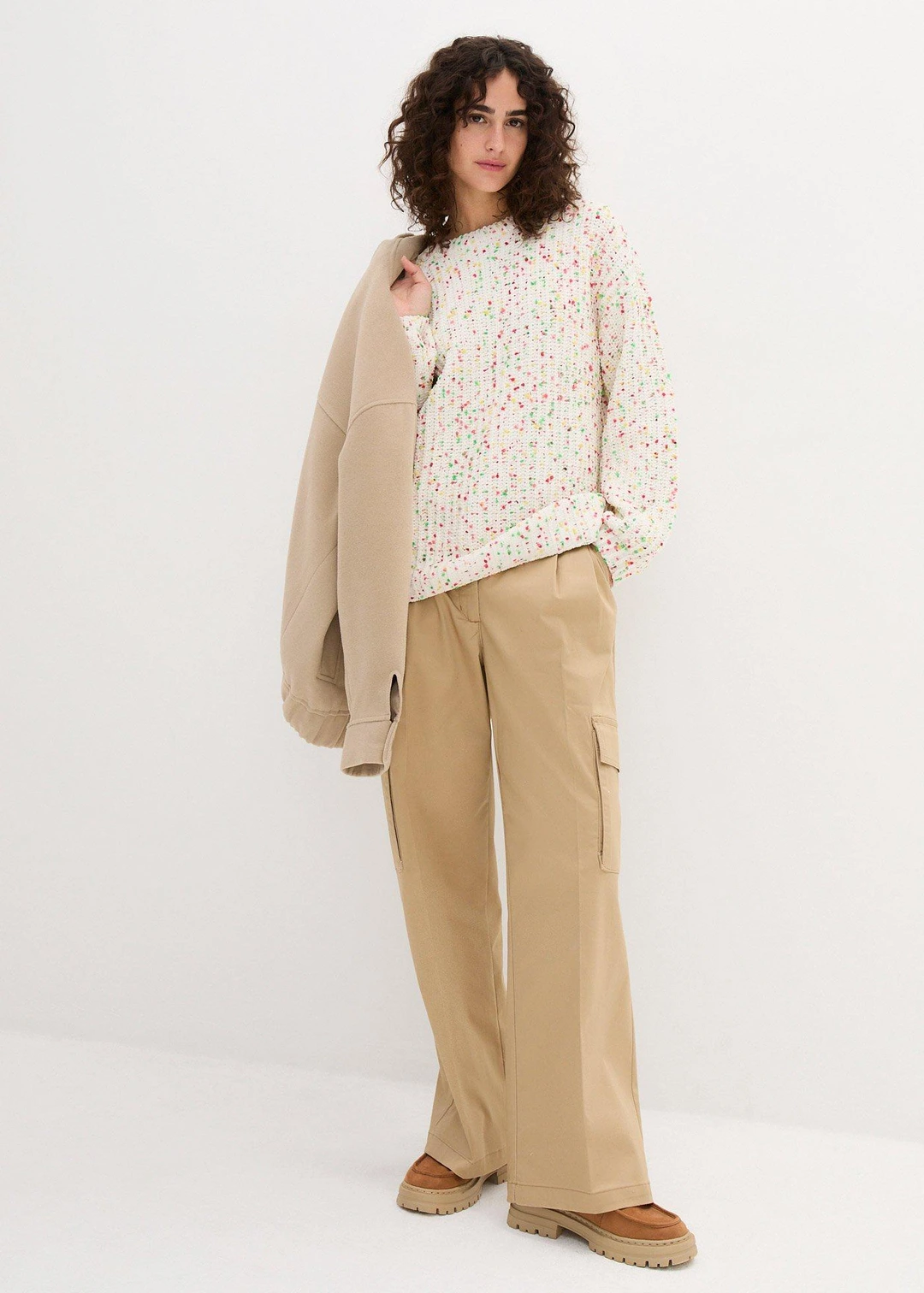 Pull oversize en grosse maille - 2