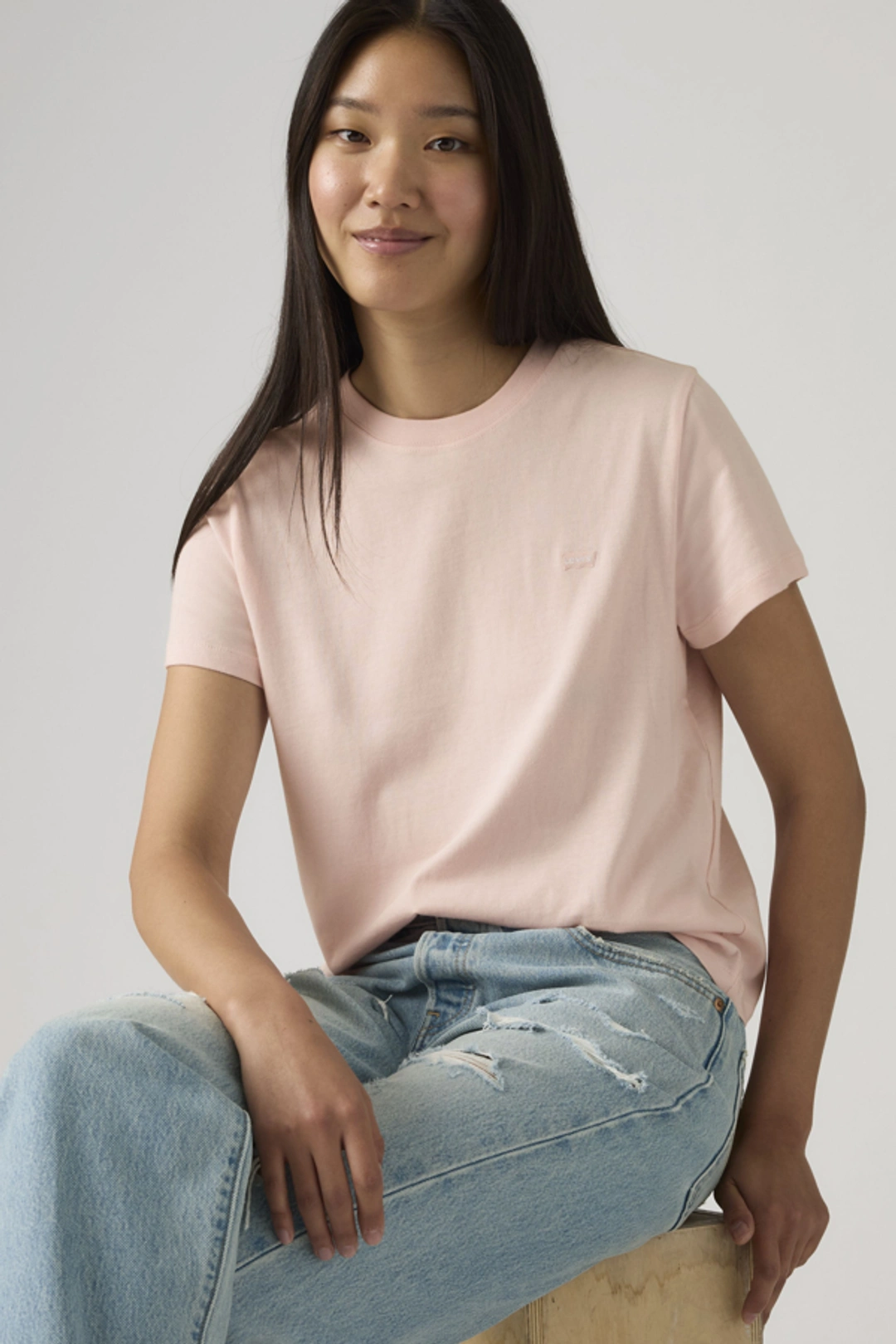 Levi's T Shirt En Coton Favorite - Femme - Rose / Crystal Pink - 2XS - 2