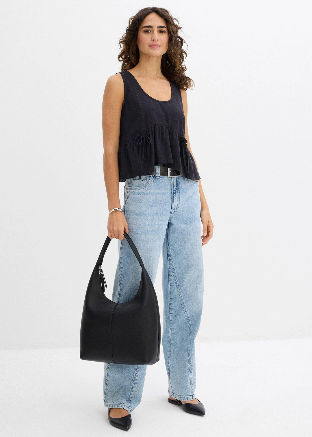 Blouse sans manches légère en lin mélangé - 2
