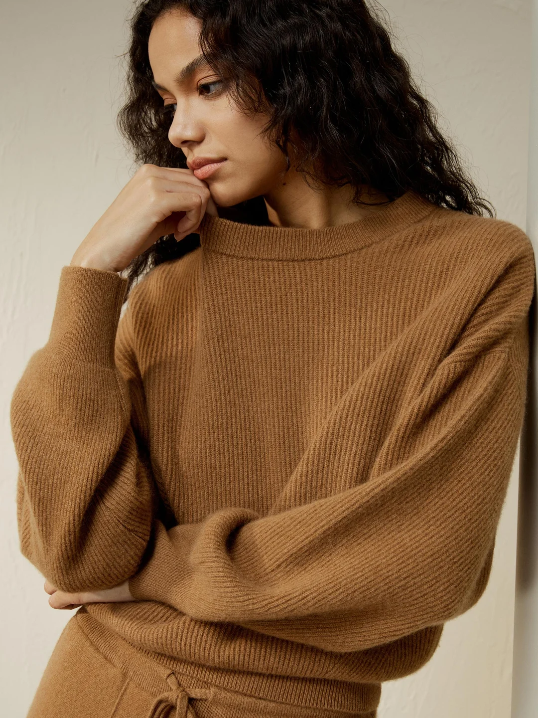 LILYSILK Pull Cachemire Femme Caramel Capuche Détachable Avec Boutons 100% Cachemire Doux Comme Un Bébé Au Toucher L