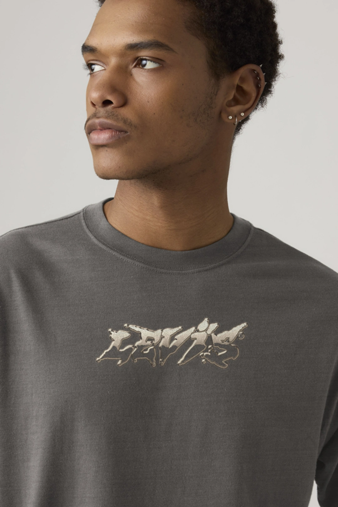 Levi's T Shirt Graphique Vintage - Homme - Noir / Jet Black - 2XL - 2