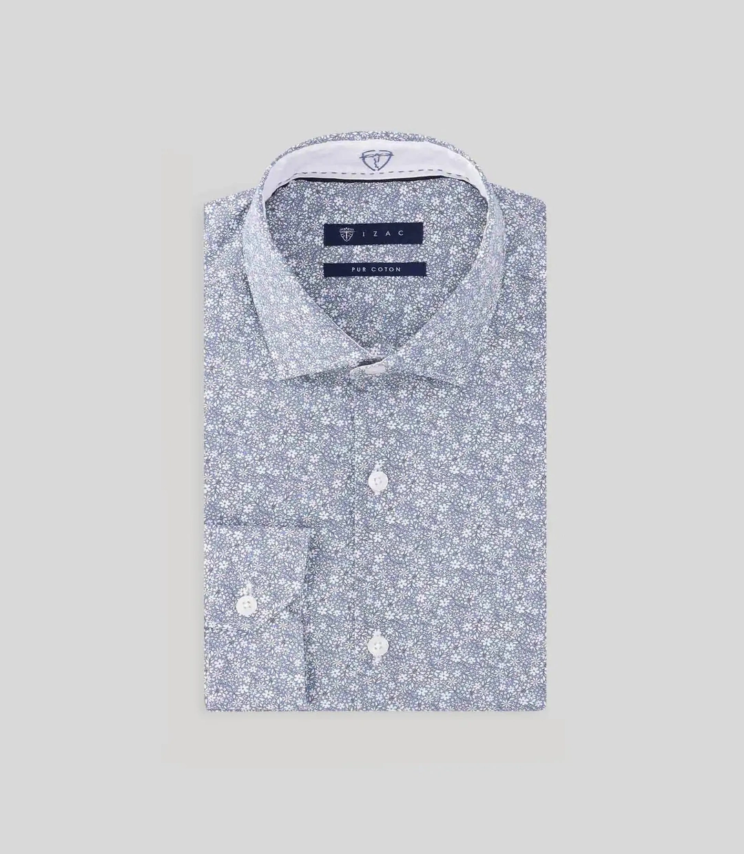 IZAC - Chemise fantaisie bleue