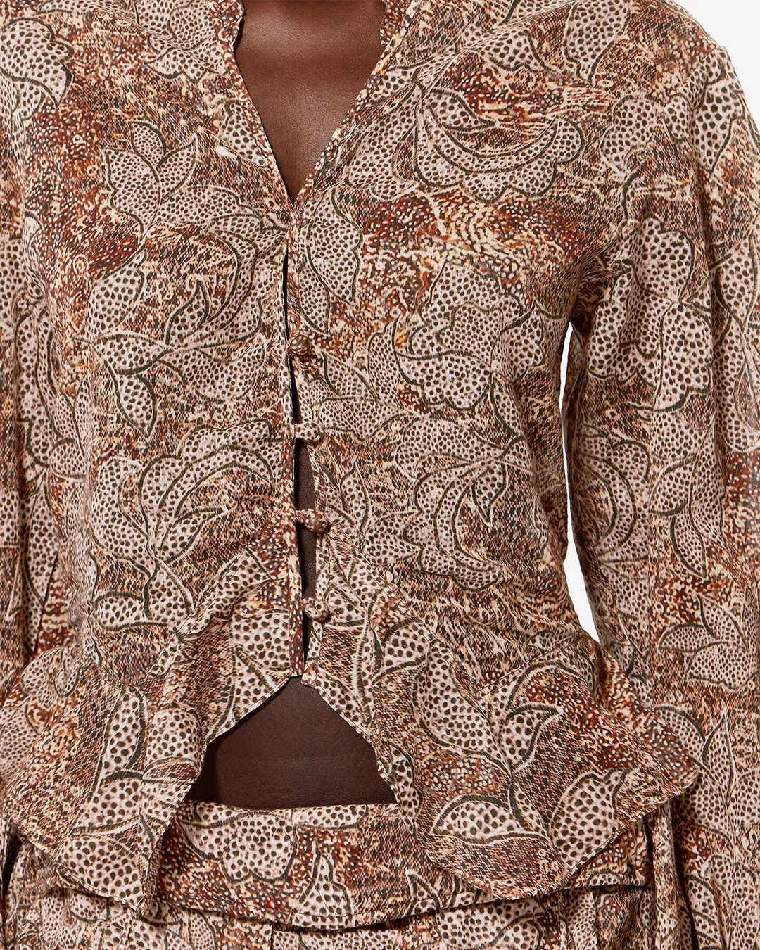 Blouse Celeny - Femme - Ocre - Taille 44 - 2