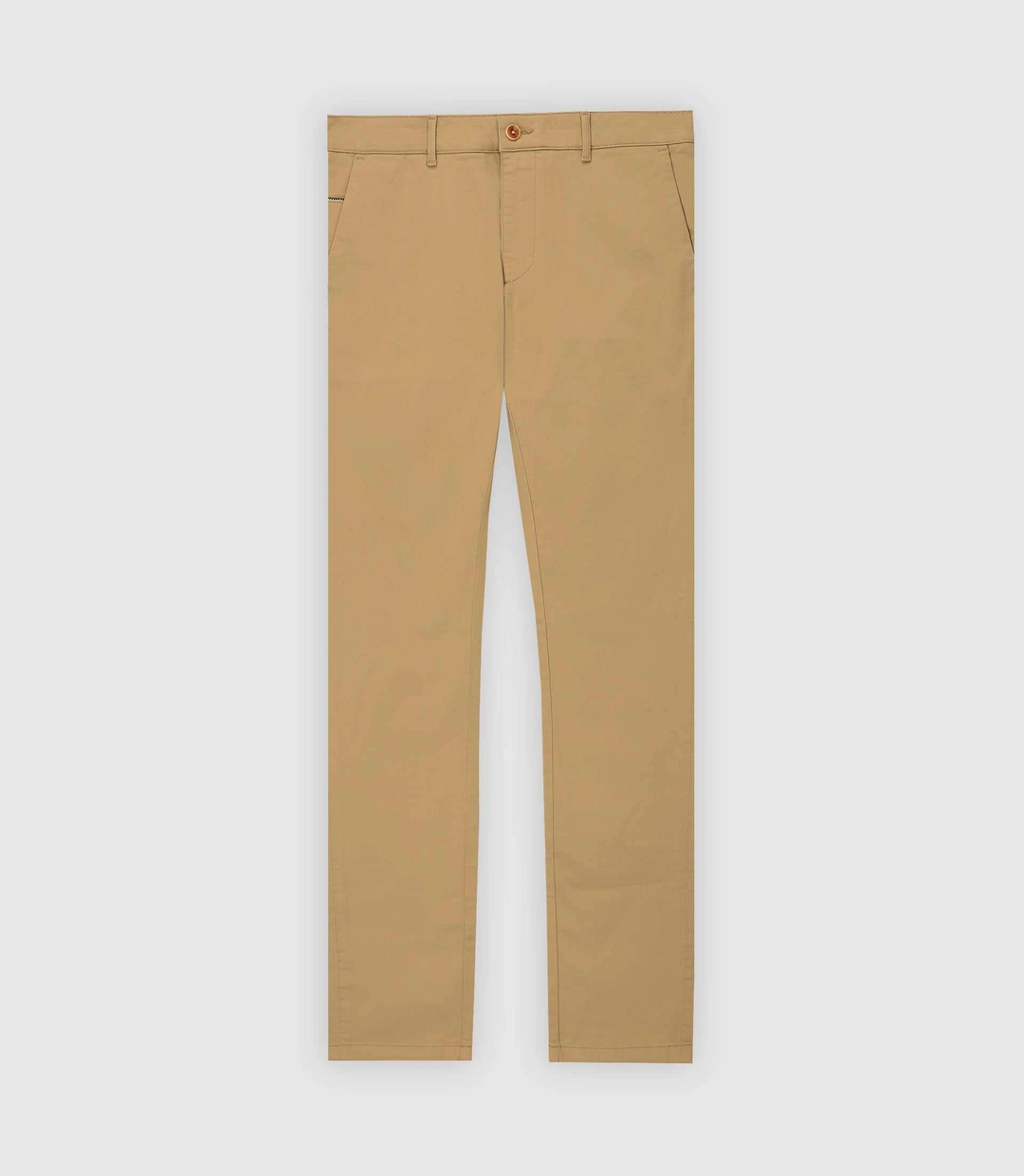 IZAC - Pantalon satin camel