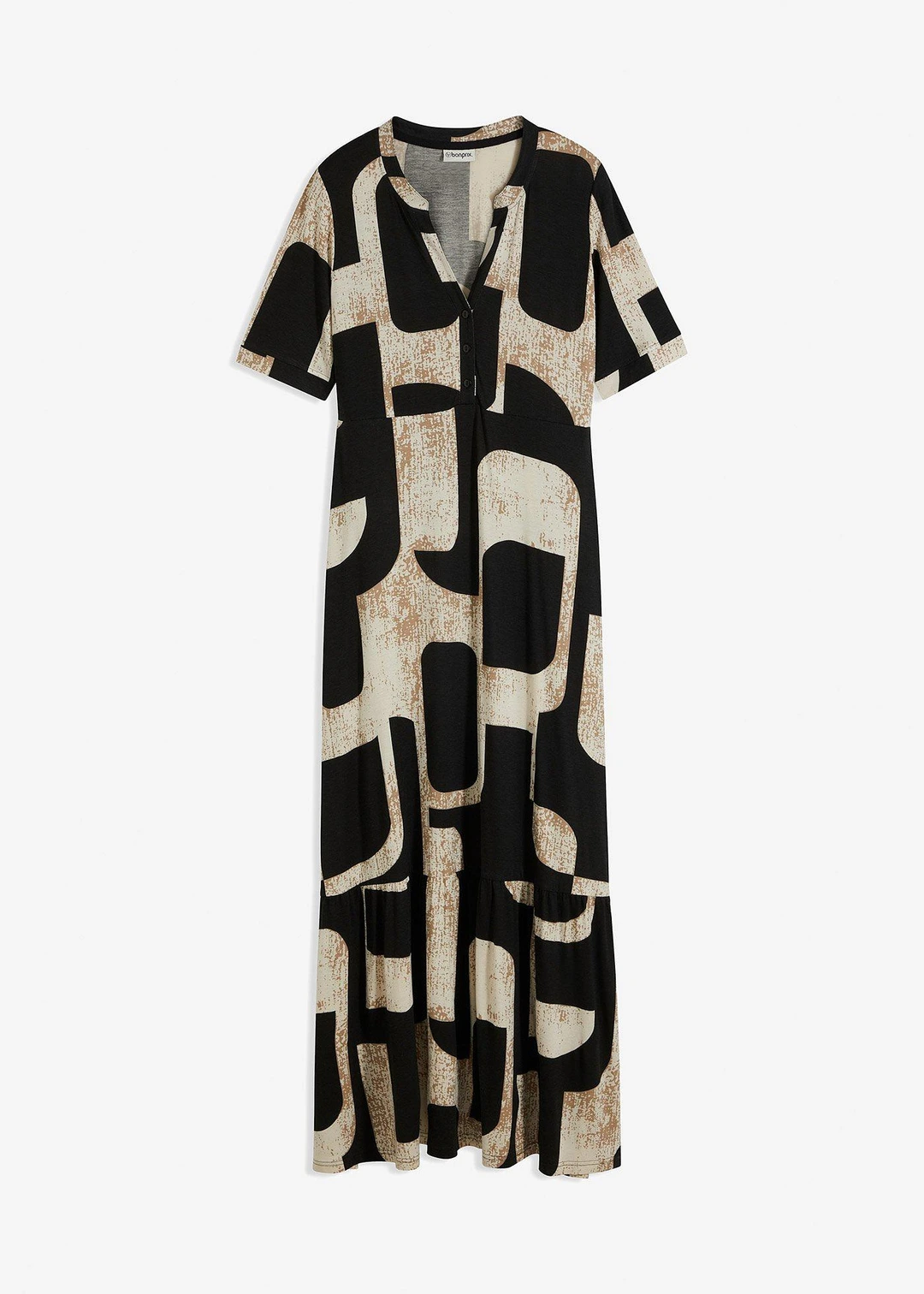 Robe longue en viscose extensible douce