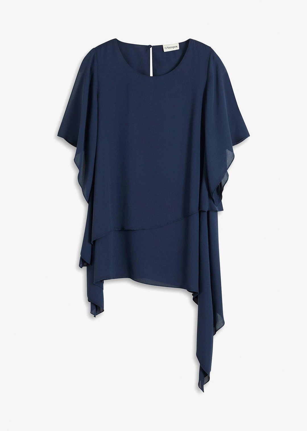 Blouse à pans, look superposé