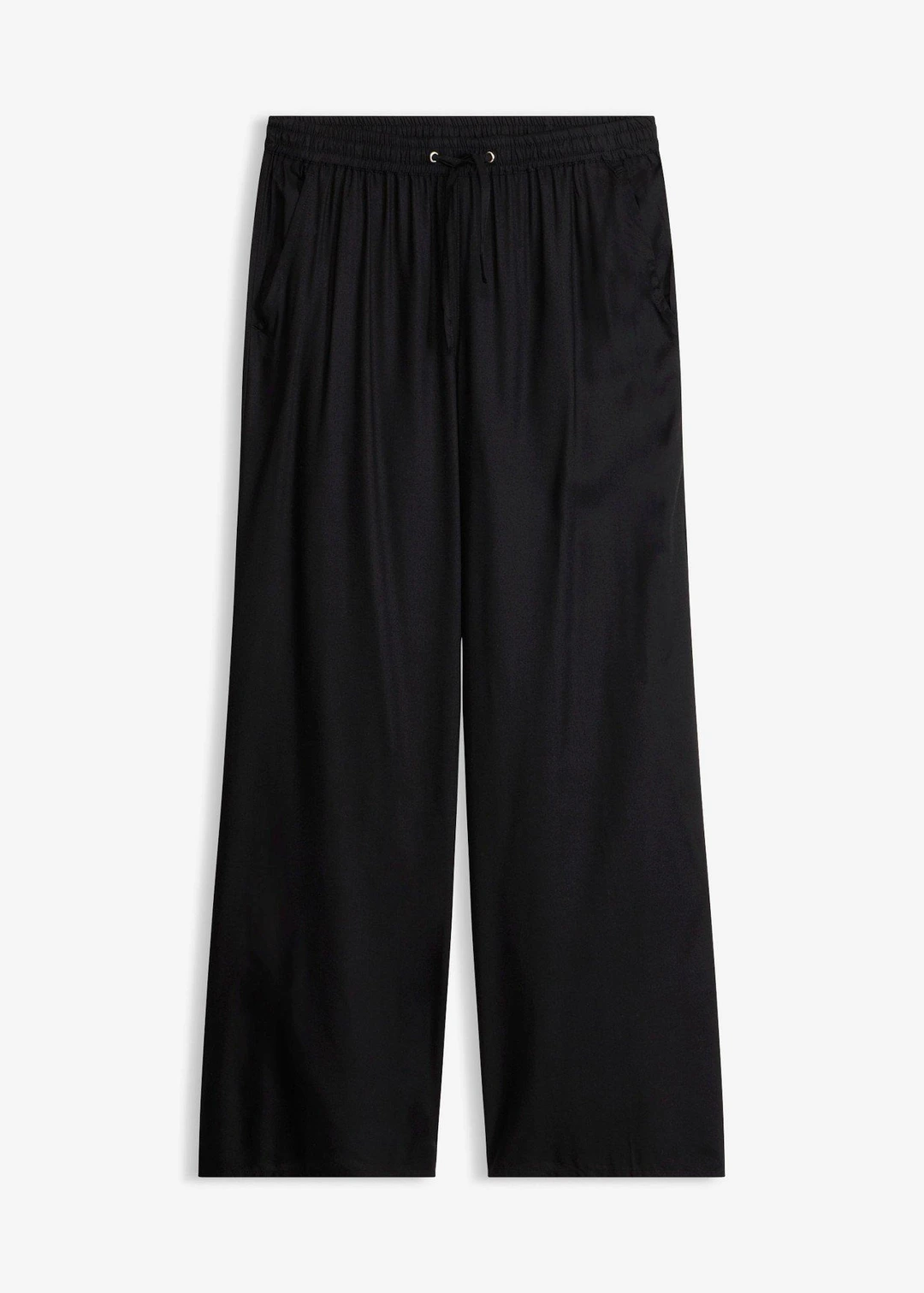 Pantalon palazzo en viscose fluide