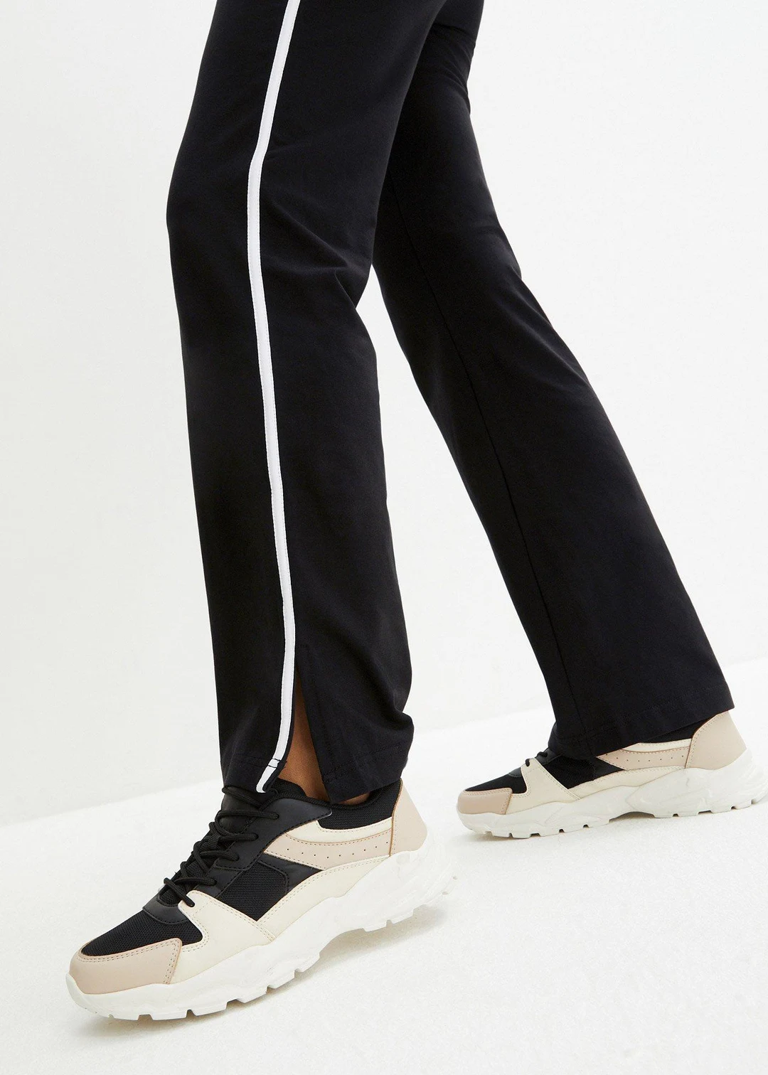 Pantalon droit en jersey coton - 3