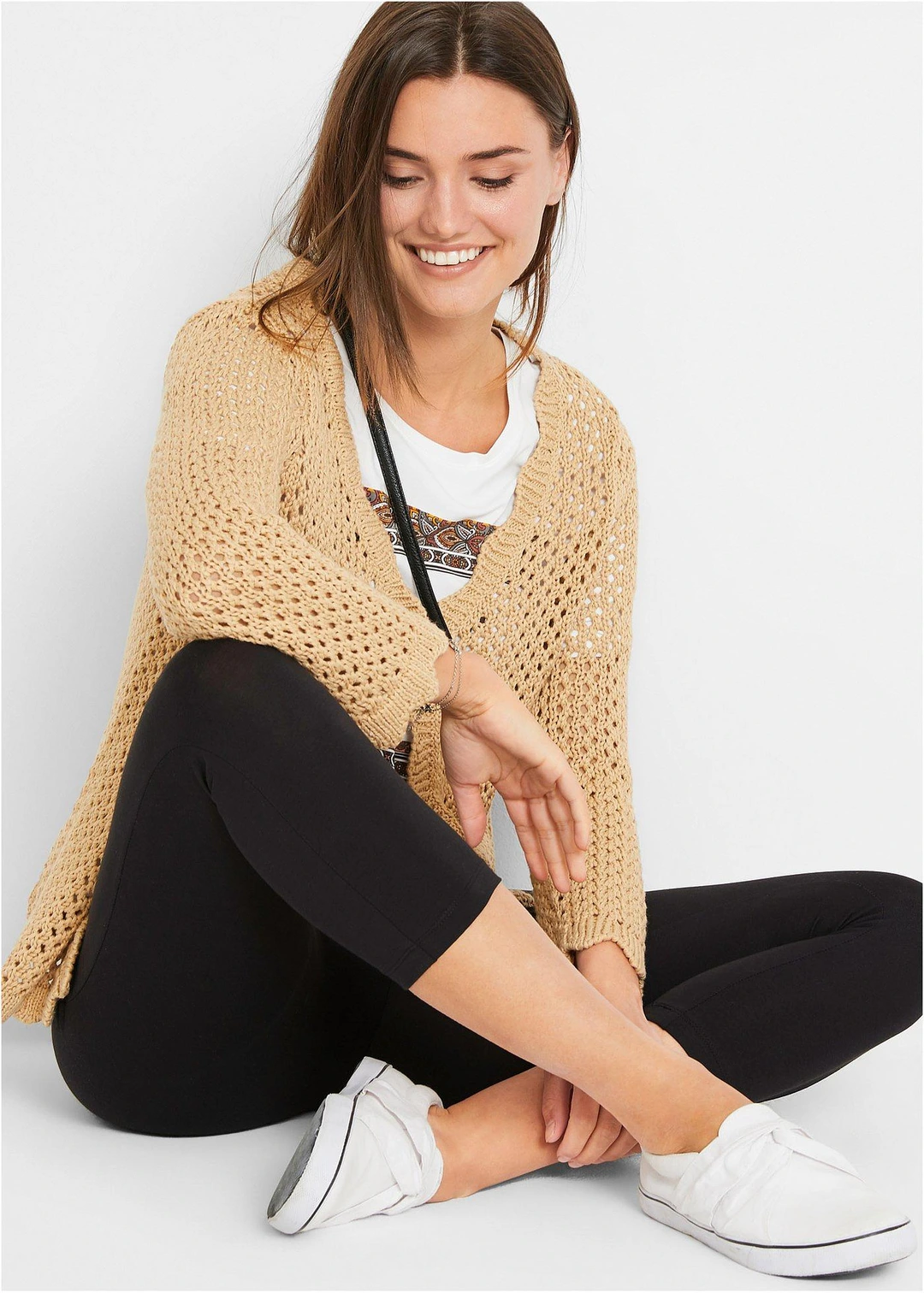 Legging corsaire à taille extensible - 2