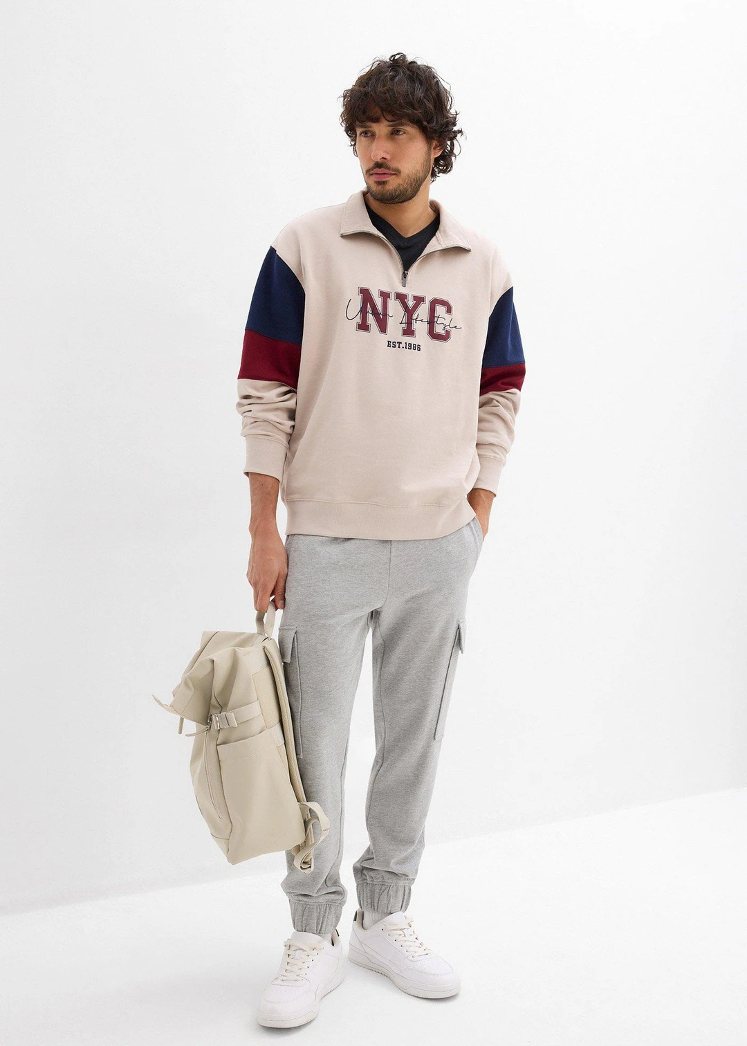 Pantalon de jogging avec poches cargo, loose - 2