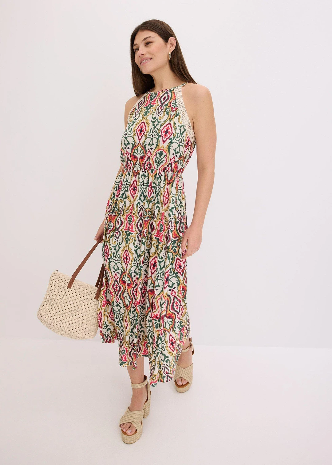 Robe midi à dentelle - 2