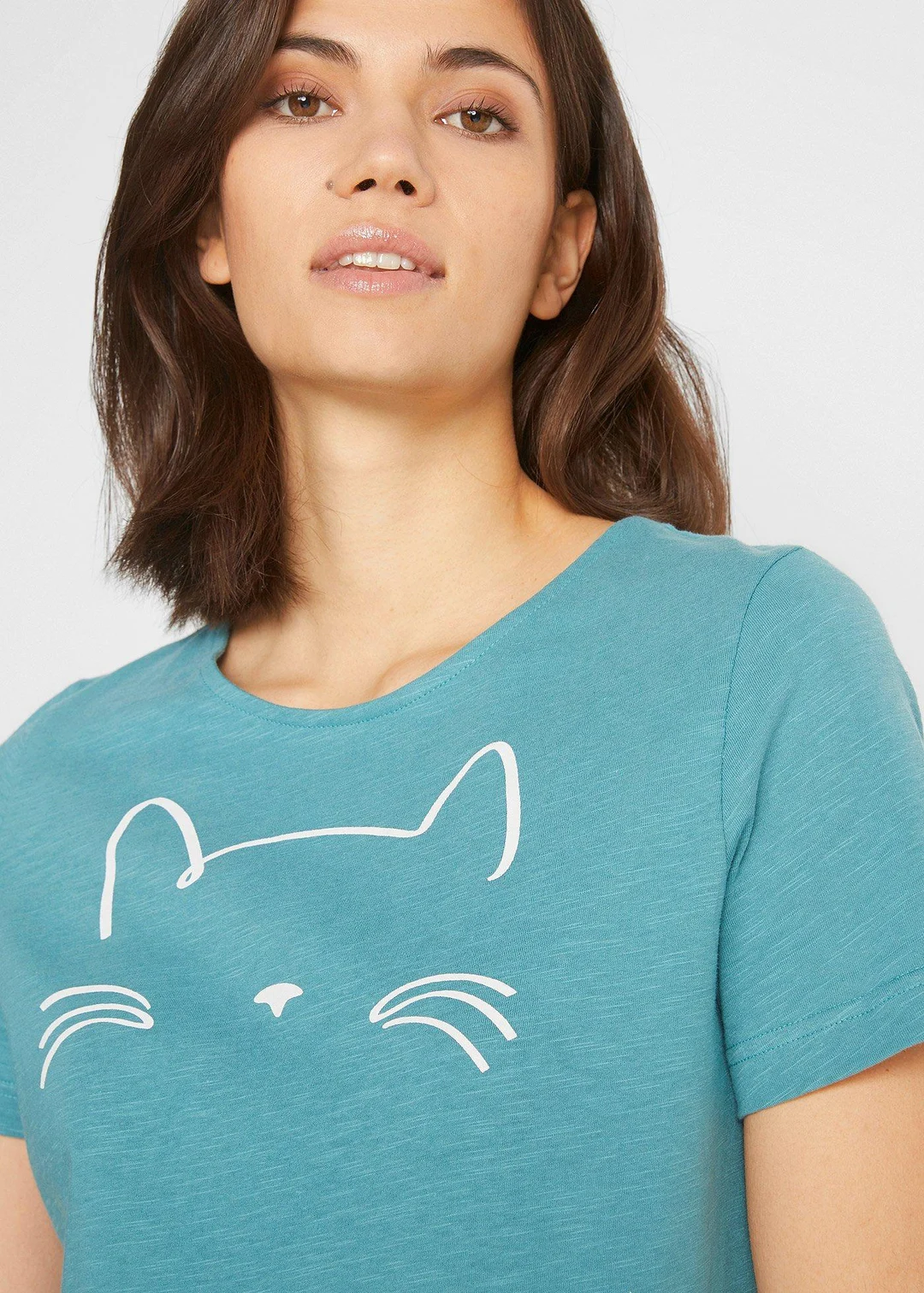 T-shirt avec imprimé chat - 3