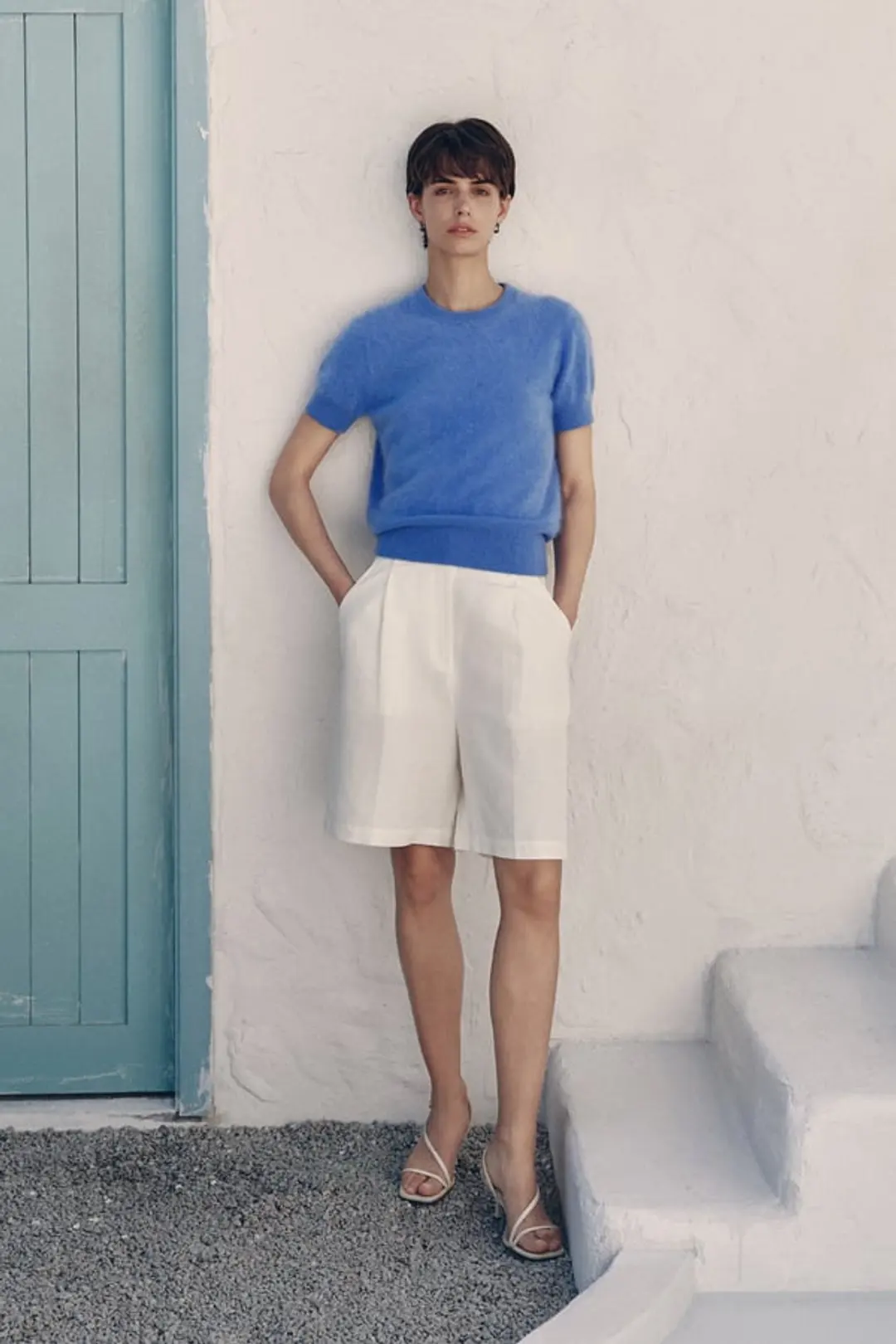 LILYSILK Femme Pull Cachemire Brossé Doux Confort Haut Manches Courtes Brumeux XL