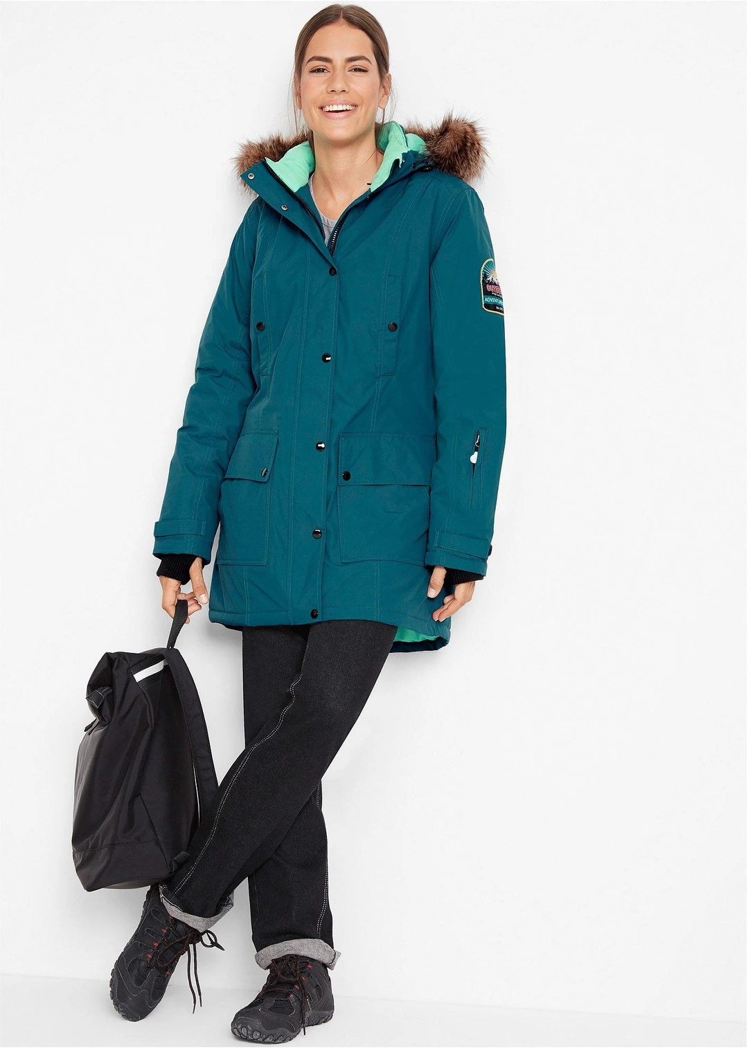 Parka outdoor imperméable et technique à capuche - 2