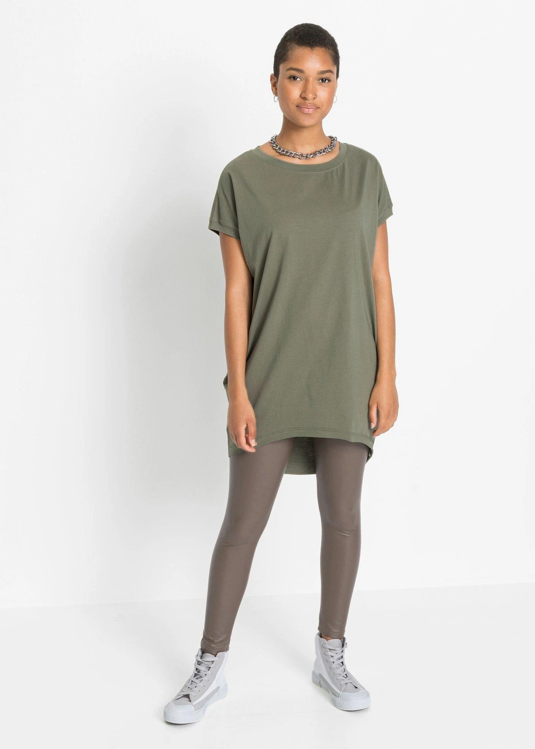 T-shirt long 100% coton - 2