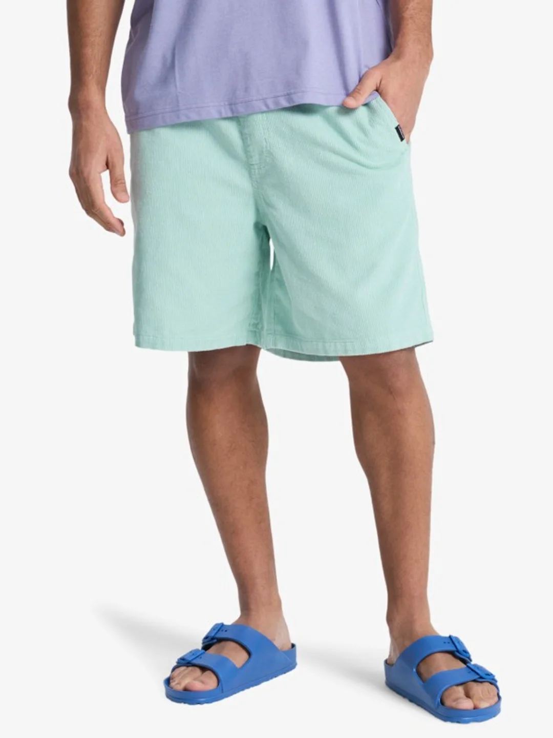 Taxer 18" - Walkshort en velours côtelé pour Homme Gris