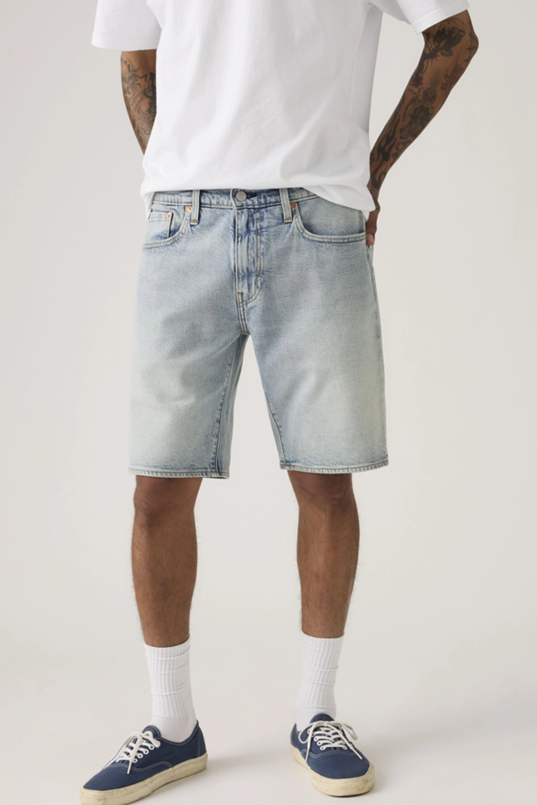 Levi's Short Standard 405 - Homme - Bleu / Medium Score Short - 31X10 - 2