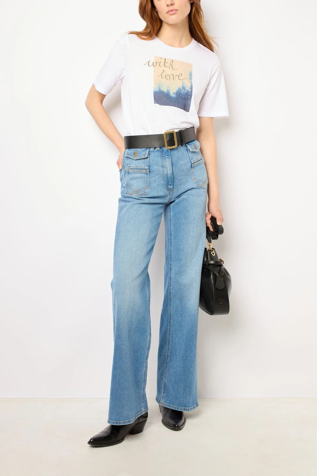 T-shirt sérigraphié - AMBRE - Blanc - 2