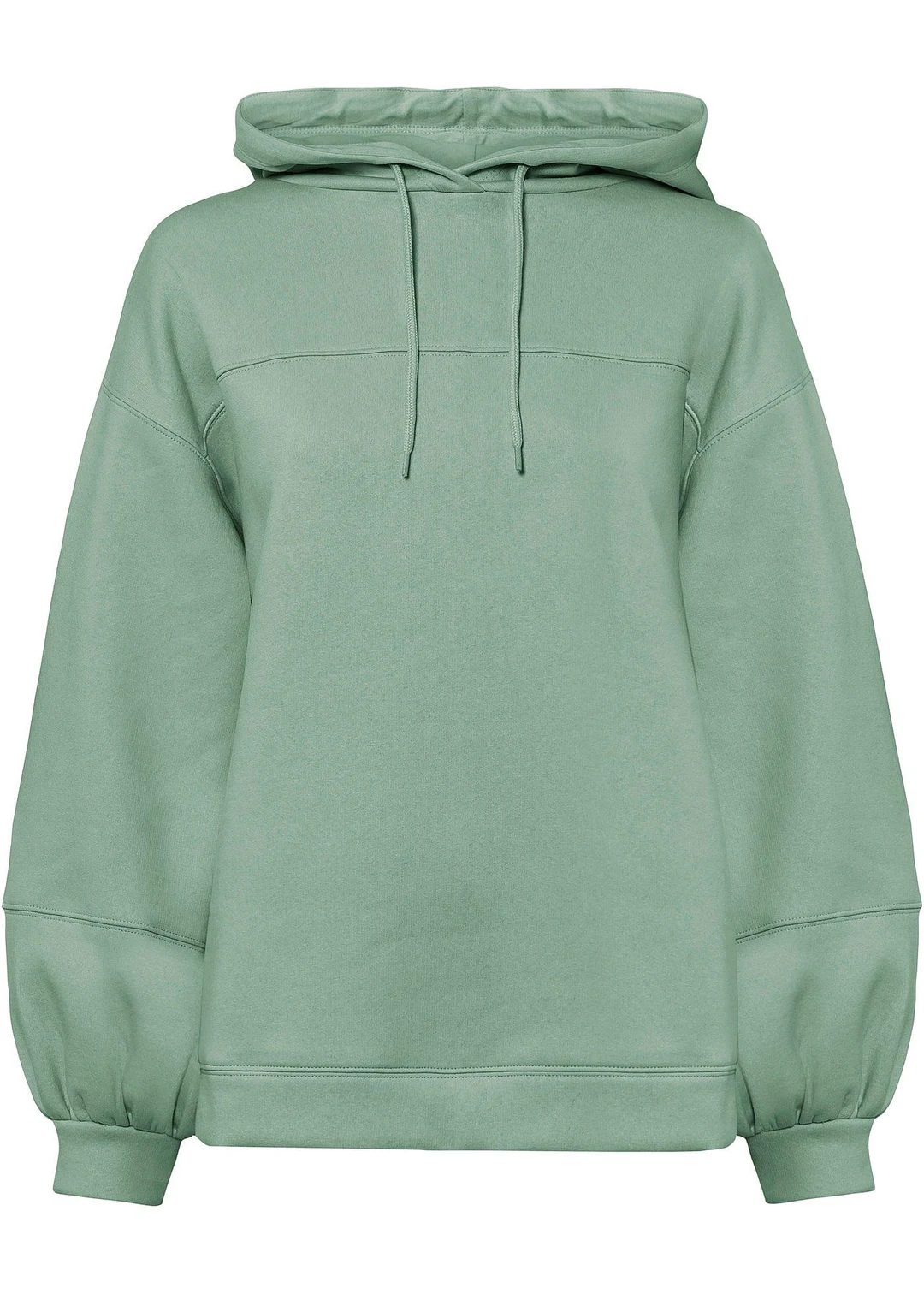 Sweat à capuche oversize en coton mélangé doux