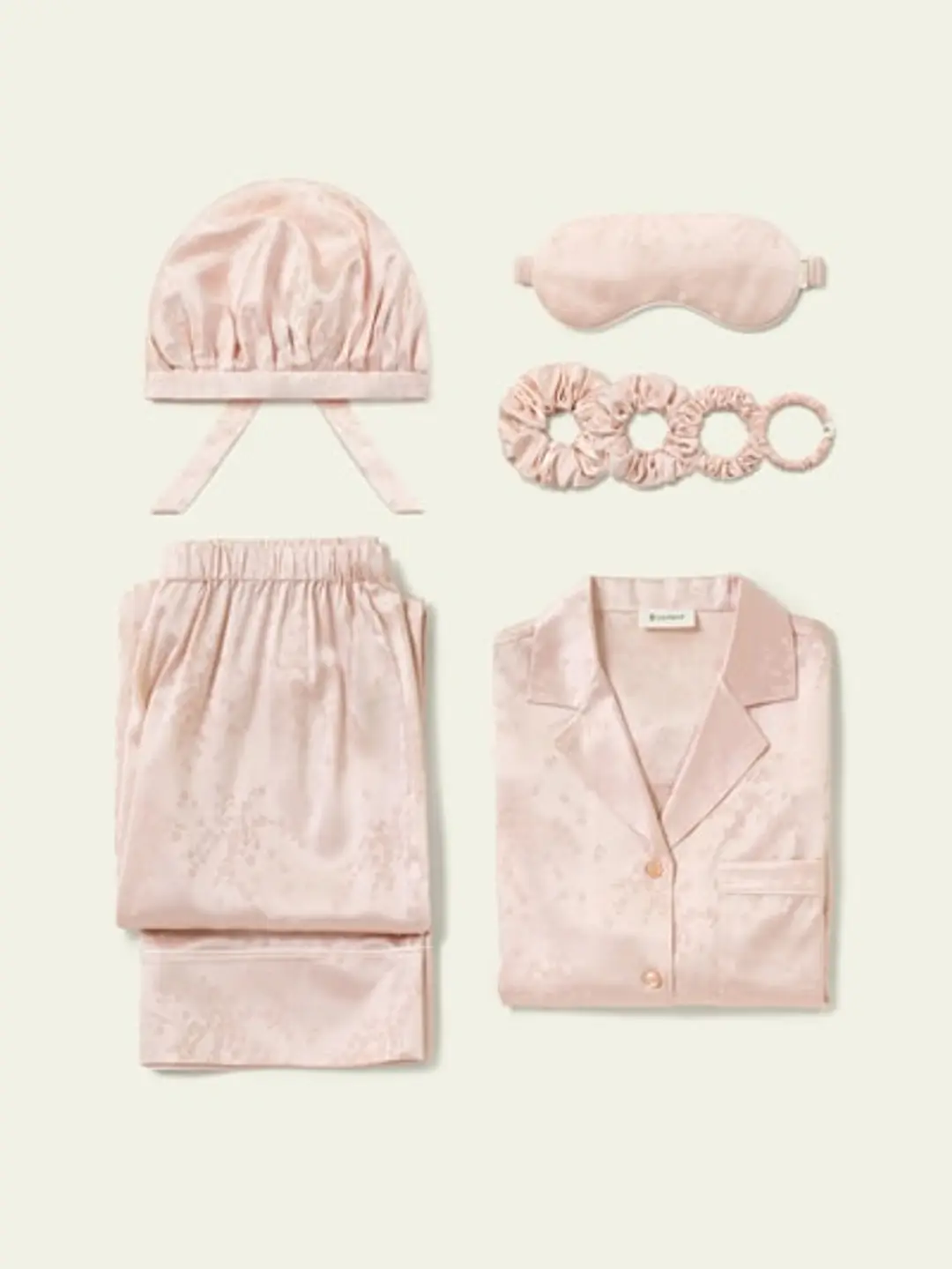 Coffret bien-être Sérénité Fleur pour la Fête des Mères – Ensemble pyjama en soie | LILYSILK